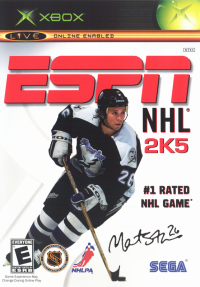 ESPN NHL 2K5 PAL Xbox PAL box art